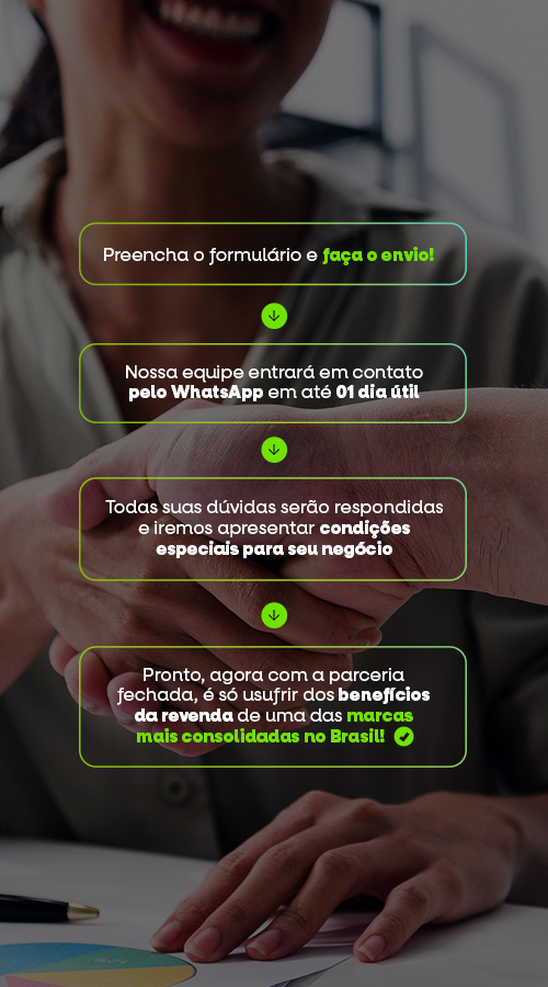 Banner passos para ser distribuidor